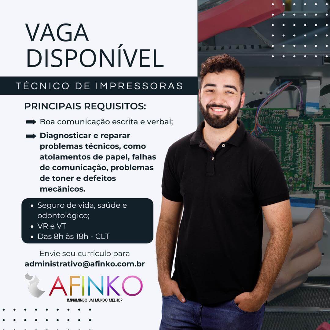 Vagas abertas - Afinko
