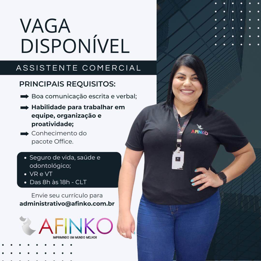 Vagas abertas - Afinko